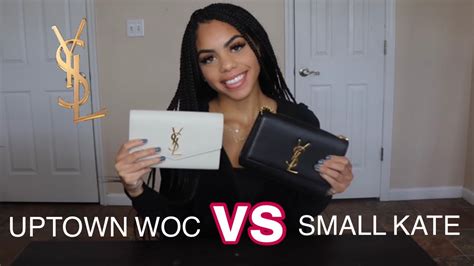 SAINT LAURENT SMALL KATE VS UPTOWN WOC 